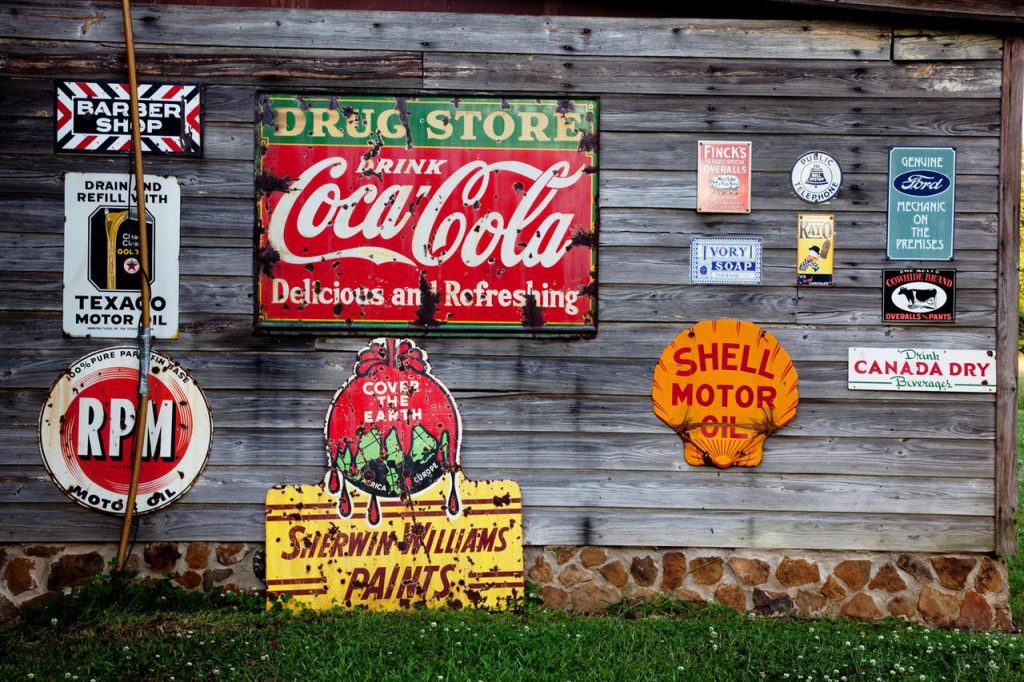 Old Signs featuring logos