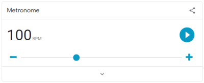 Metronome - Google trick