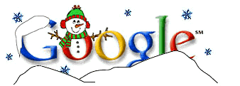 christmas google doodle